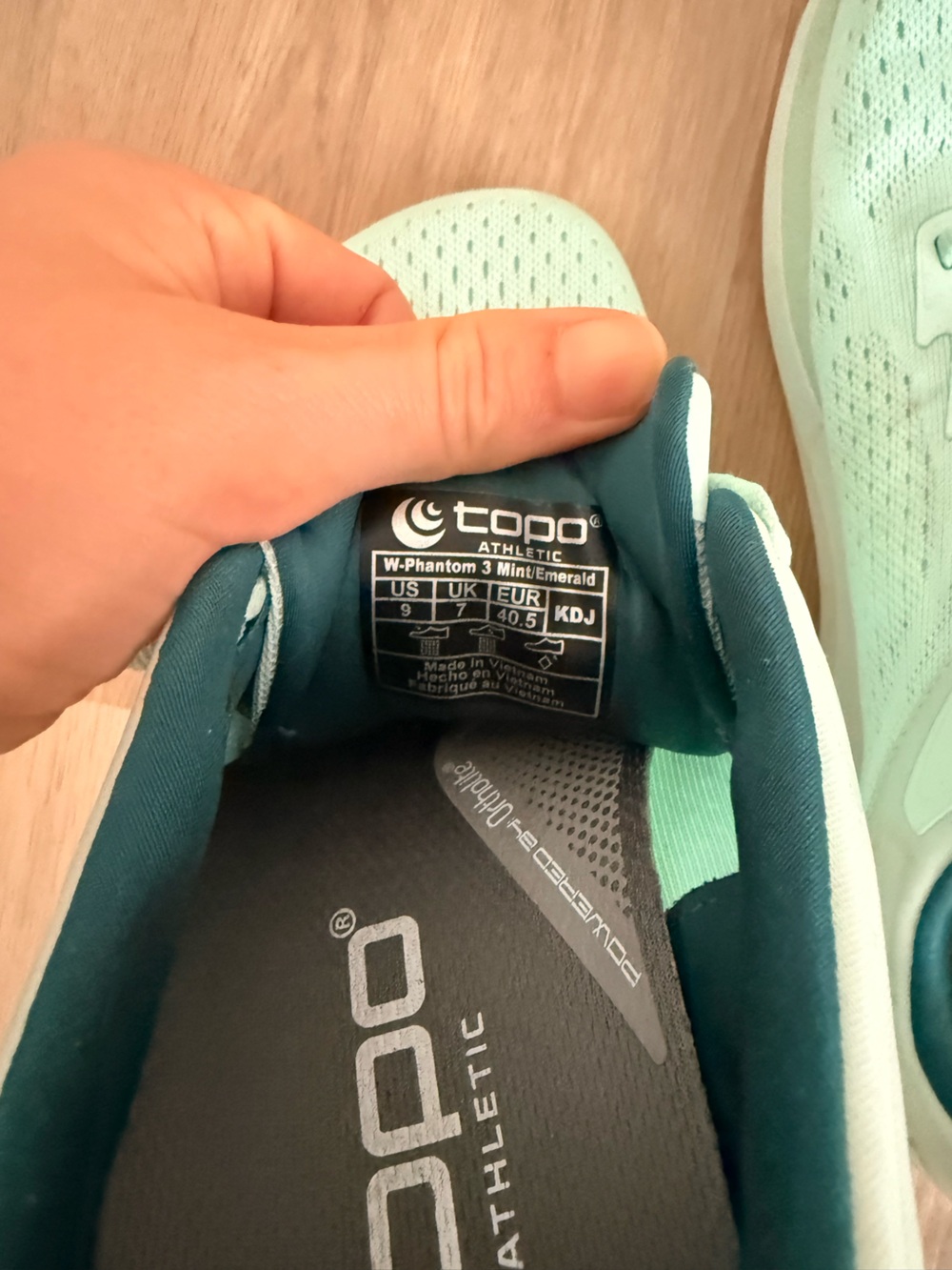 Topo Phantom 3 women’s 9 in Mint/Emerald - Picture 6 of 6